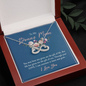 To My Bonus Mom, Infinity Hearts Necklace, Pendant For Her, Birthday, Anniversary, Christmas, Mother's Day Gift For Her, Jewelry For Her, Necklace For Her