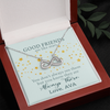 To My Good Friends, Infinity Hearts Necklace With You Don't Always See Them Custom Message Card, Jewelry For Her, Birthday, Gift For Her, Necklace for Her