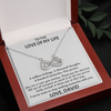 Customized Pendant To Love Of My Life, Infinity Hearts Necklace, Gift For Her, Birthday Gift, Christmas, Anniversary, Gift For Her, Valentine's Day, Jewelry For Her