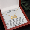 Customized Pendant To Love Of My Life, Infinity Hearts Necklace, Gift For Her, Birthday Gift, Christmas, Anniversary, Gift For Her, Valentine's Day, Jewelry For Her