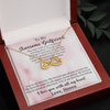 Customized Pendant For My Awesome Girlfriend, Infinity Hearts Necklace, Customized Pendant For Her, Birthday Gift, Christmas, Anniversary, Gift For Her, Valentine's Day, Jewelry For Her