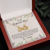 For Boyfriend's Mom, Infinity Hearts Necklace, Mother's Day Gift For Her, Christmas Gift, Birthday Gift, Necklace For Her, Precious Gift For Her, Jewelry For Her