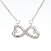 For Boyfriend's Mom, Infinity Hearts Necklace, Mother's Day Gift For Her, Christmas Gift, Birthday Gift, Necklace For Her, Precious Gift For Her, Jewelry For Her