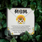 Mom, Infinity Hearts Necklace With For All The Special Little Things You Do Message Card, Mother's Day Gift From Daughter, Birthday, Anniversary, Jewelry For Her, Pendant For Her
