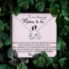 To An Amazing Mama To Be, Infinity Hearts Necklace, Mother's Day, Anniversary, Birthday, Mother's Day, Christmas, Gift For Her Valentine's Day, Jewelry For Mom, Customized Pendant For Newly Mom