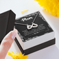 Mom, Infinity Hearts Necklace With Without Your Encouragement and Advice I Would Not Be Here Message Card, Mother's Day Gift, Birthday, Anniversary, Pendant For Her, Jewelry For Her
