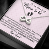 To An Amazing Mama To Be, Infinity Hearts Necklace, Mother's Day, Anniversary, Birthday, Mother's Day, Christmas, Gift For Her Valentine's Day, Jewelry For Mom, Customized Pendant For Newly Mom