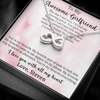 Customized Pendant For My Awesome Girlfriend, Infinity Hearts Necklace, Customized Pendant For Her, Birthday Gift, Christmas, Anniversary, Gift For Her, Valentine's Day, Jewelry For Her