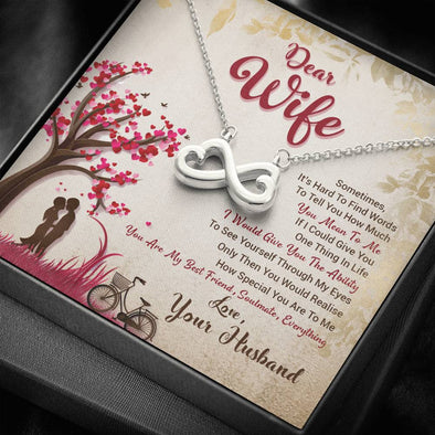 Dear Wife You Are Special to Me Infinity Pendant, Gift for Birthday, Valentine's Day, Anniversary, Couple Collection, Gift for Wife, Gift for Your Girl