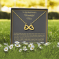 To My Boyfriend's Wonderful Mom, Infinity Hearts Necklace, Birthday, Mother's Day, Gift For Her, Christmas, Valentine's Day, Jewelry For Mom, Silver Pendant, Anniversary