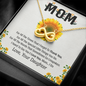 Mom, Infinity Hearts Necklace With For All The Special Little Things You Do Message Card, Mother's Day Gift From Daughter, Birthday, Anniversary, Jewelry For Her, Pendant For Her