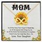 Mom, Infinity Hearts Necklace With For All The Special Little Things You Do Message Card, Mother's Day Gift From Daughter, Birthday, Anniversary, Jewelry For Her, Pendant For Her