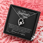 To My Boyfriend's Mom, Forever Love Necklace, Birthday, Gift For Her, Valentine's Day, Jewelry For Mom, Silver Pendant, Christmas, Mother's Day, Thank You For Everything