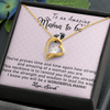To An Amazing Mama To Be Forever Love Necklace, Mother's Day, Anniversary, Birthday, Mother's Day, Christmas, Gift For Her Valentine's Day, Jewelry For Mom, Customized Pendant For Newly Mom