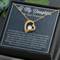 On Your Pregnancy, Forever Love Necklace With You Are Going to Make A Wonderful Mama Message Card, Pendant For Her, Pregnancy Gift For Your Daughter, Necklace For Her