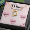 Mum You Are So Loved, Customized Pendant, Forever Love Necklace, Customized Pendant For Her, Mother's Day Gift, Birthday Gift, Christmas, Anniversary, Gift For Her, Valentine's Day, Jewelry For Her