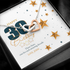 Customized Birthday Year & Name, Interlocking Hearts Necklace, Gift For Wife/Mom/Girlfriend/Sister, Precious Gift For Her, Necklace For Her, Best Birthday Gift For Her, Jewelry For Her