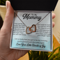 To My Mommy, Interlocking Hearts Necklace, Birthday, Mother's Day, Christmas, Anniversary, Gift For Her, Valentine's Day, Jewelry For Mom, Pendant For Mom