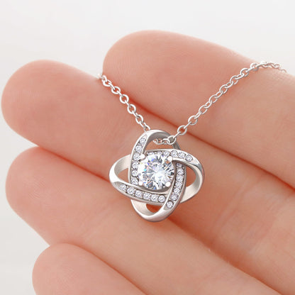 To My Wife You Are Special to Me Silver Knot Pendant, Gift for Wife for Christmas, Valentine's Day, Anniversary, Couple Collection, Necklace With Message Card