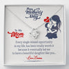 Customized Knot Necklace For Mom, Custom Gift For Mom, Present For Mother's Day, Jewelry For Her, Gift Ideas For Mom/Daughter