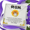 I Need To Say I Love You Mom, Customized Necklace With Message Card, Silver Jewelry For Her, Gift For Mother's Day, Birthday, Christmas, Gift Ideas