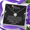 Mom, You Are Truly A Wonderful Mother Customized Knot Pendant, Personalized Necklace With Message Card, Silver Jewelry For Her, Gift Ideas For Mom