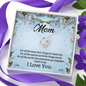Mom, Love Knot Necklace With For All The Times That I Forget To Thank You Message Card, Pendant For Her, Mother's Day Gift, Birthday, Anniversary Gift For Her, Jewelry For Her