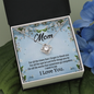 Mom, Love Knot Necklace With For All The Times That I Forget To Thank You Message Card, Pendant For Her, Mother's Day Gift, Birthday, Anniversary Gift For Her, Jewelry For Her