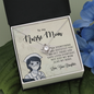 To My Nurse Mom, Love Knot Necklace, Mother's Day, Christmas, Anniversary, Gift For Her From Daughter, Valentine's Day, Jewelry For Mom, Pendant For Mom From Daughter