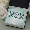 Mom Customized Pendant, Love Knot Necklace, Customized Pendant For Her, Mother’s Day Gift For Her, Birthday Gift, Christmas, Anniversary, Gift For Her, Valentine's Day, Jewelry For Her