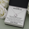 Customized Pendant To Love Of My Life, Love Knot Necklace, Gift For Her, Birthday Gift, Christmas, Anniversary, Gift For Her, Valentine's Day, Jewelry For Her