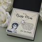 To My Nurse Mom, Love Knot Necklace, Mother's Day, Christmas, Anniversary, Gift For Her From Daughter, Valentine's Day, Jewelry For Mom, Pendant For Mom From Daughter