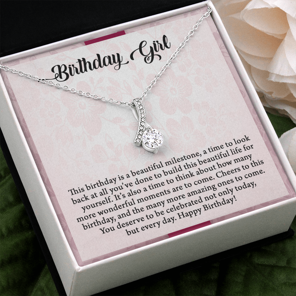 Birthday Girl, Alluring Beauty Necklace, Birthday Gift For Her, Jewelry For Her, Present For Her Birthday, Necklace For Her, Gift For Her