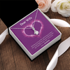 Dear Wife, Alluring Beauty Necklace With Having You In My Life Message Card, Birthday, Anniversary, Valentine's Day Gift, Jewelry For Her, Pendant For Her, Customized Message Card