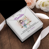To My Bestie, Alluring Beauty Necklace With I'll Always Be There For You Custom Message Card, Necklace for Her, Birthday, Gift For Her, Jewelry For Her, Pendant For Her