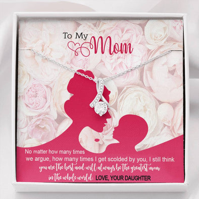 To My Mom, You are The Best, Alluring Beauty Necklace, Pendant For Mom, Jewelry With Message Card, Necklace For Mother's Day, Christmas, Birthday