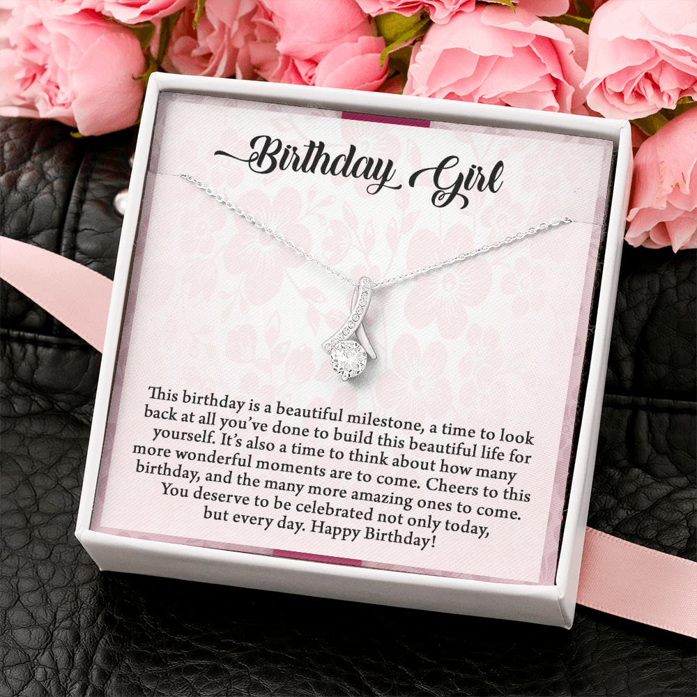 Birthday Girl, Alluring Beauty Necklace, Birthday Gift For Her, Jewelry For Her, Present For Her Birthday, Necklace For Her, Gift For Her