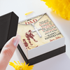 Dear Dad, Artisan Crafted Cross Necklace With Thank You For Showing Me This Great Game Message Card, Father's Day Gift For Him, Jewelry For Him, Customized Message Card