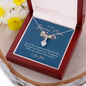 To My Bonus Mom, Alluring Beauty Necklace, Pendant For Her, Birthday, Anniversary, Christmas, Mother's Day Gift For Her, Jewelry For Her, Necklace For Her