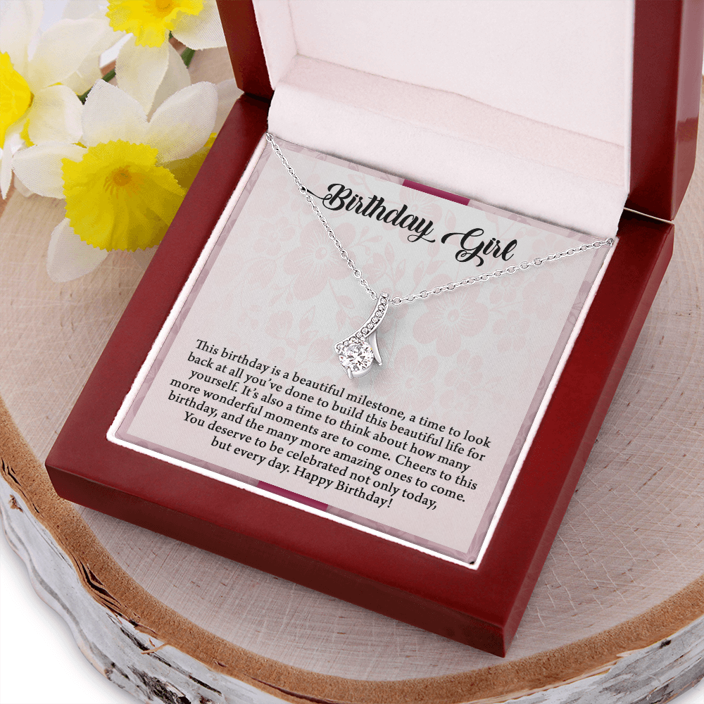 Birthday Girl, Alluring Beauty Necklace, Birthday Gift For Her, Jewelry For Her, Present For Her Birthday, Necklace For Her, Gift For Her