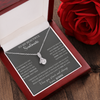 To My Beautiful Soulmate, Alluring Beauty Necklace, Custom Necklace For Wife, Anniversary, Gift For Her, Birthday, Valentine's Day, Christmas, Pendant For Couples