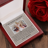 To My Bonus Daughter, Alluring Beauty Necklace With Privilege Of Being Your Mother Message Card, Customized Picture And Name Gift Pendant For Her, Christmas, Birthday, Anniversary, Gift For Her
