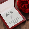 To My Beautiful Future Wife, Alluring Beauty Necklace With I'll Choose You Over and Over..... and Over Custom Message Card, Birthday, Anniversary, Gift For Her, Jewelry For Her, Pendant For Her
