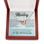 To My Mommy, Interlocking Hearts Necklace, Birthday, Mother's Day, Christmas, Anniversary, Gift For Her, Valentine's Day, Jewelry For Mom, Pendant For Mom