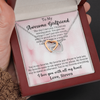 Customized Pendant For My Awesome Girlfriend, Interlocking Hearts Necklace, Customized Pendant For Her, Birthday Gift, Christmas, Anniversary, Gift For Her, Valentine's Day, Jewelry For Her