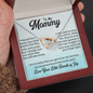 To My Mommy, Interlocking Hearts Necklace, Birthday, Mother's Day, Christmas, Anniversary, Gift For Her, Valentine's Day, Jewelry For Mom, Pendant For Mom