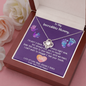 To My Incredible Mummy, Love Knot Necklace, Mother's Day Gift, Jewelry For Her, Birthday Gift, Anniversary, Christmas, Gift For Her, Valentine's Day Gift