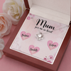 Mum You Are So Loved, Customized Pendant Love Knot Necklace, Customized Pendant For Her, Mother's Day Gift, Birthday Gift, Christmas, Anniversary, Gift For Her, Valentine's Day, Jewelry For Her