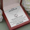 Customized Pendant To Love Of My Life, Love Knot Necklace, Gift For Her, Birthday Gift, Christmas, Anniversary, Gift For Her, Valentine's Day, Jewelry For Her