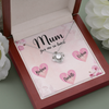 Mum You Are So Loved, Customized Pendant Love Knot Necklace, Customized Pendant For Her, Mother's Day Gift, Birthday Gift, Christmas, Anniversary, Gift For Her, Valentine's Day, Jewelry For Her